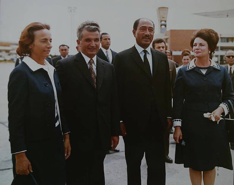 Elena Nicolae Ceausescu Anwar Sadat